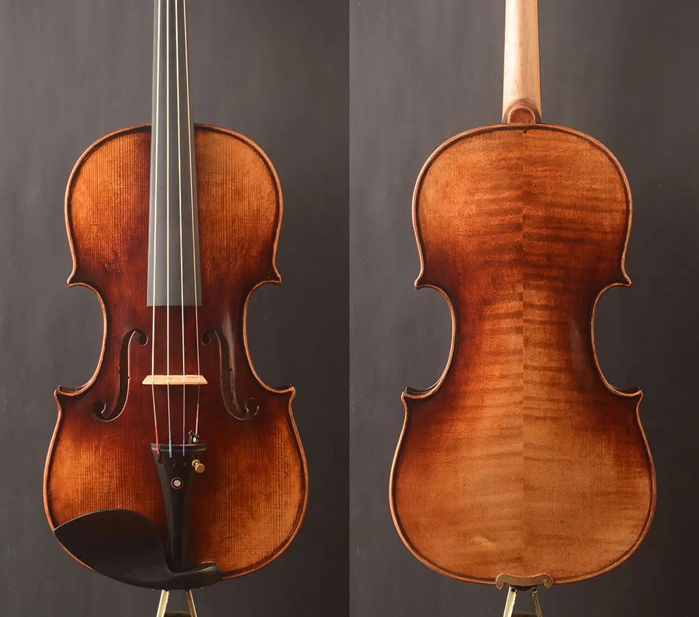 Acoustic Violin Oil antique varnish Antonio Stradivari Copy A T20+ Violin professional performance