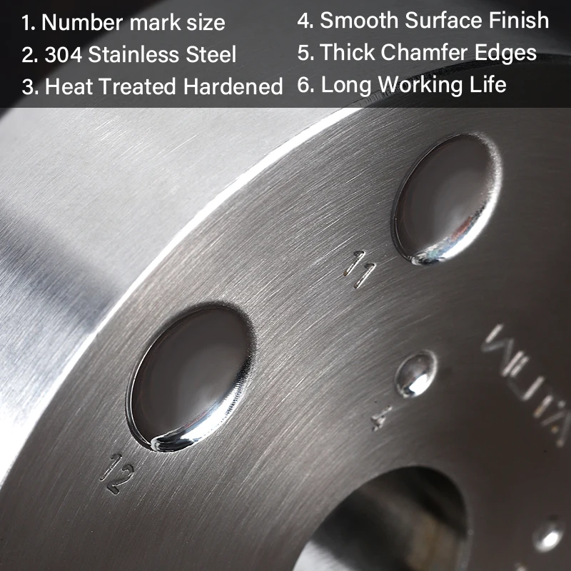1PC Stainless Steel Rivet Snap Button Setter Base Grommet Mushroom Nail Install Multi-Function Punch Table DIY Leather Tool leather tools,leather craft tools,leather craft tool,snap buttons tools