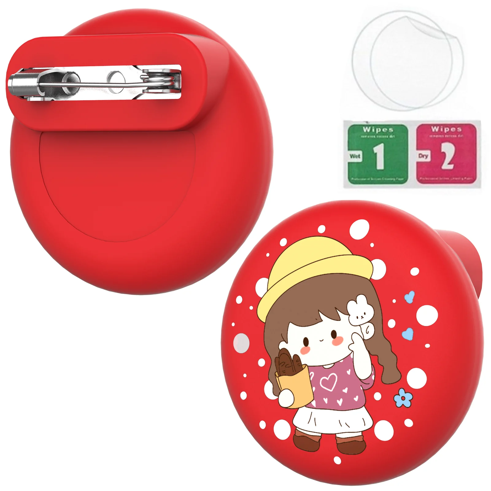 Child-Safe Anti-Removal Airtag Holder with Safety Pins for Kids, Pets, and Luggage