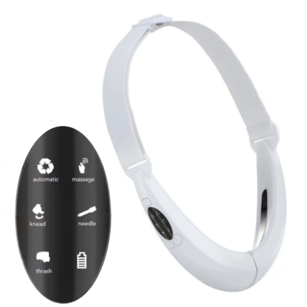 Face Lift Device Electric Face Slimming Belt Red Light Skin Rejuvenation Double Chin V Massager Lift Up Beauty Instrument