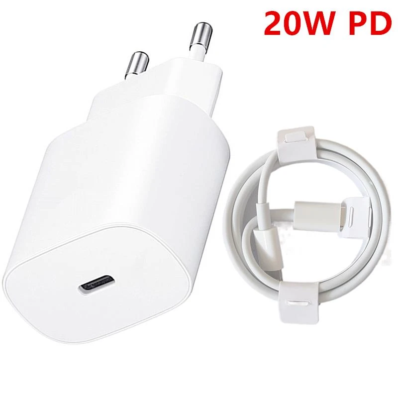 PD 20W Charger USB Type C PD QC 4.0 3.0 Fast Charging Adapter USB-C Cable For Apple iPhone 13 12 11 Pro Max ipad Xiaomi Samsung best 65w usb c charger
