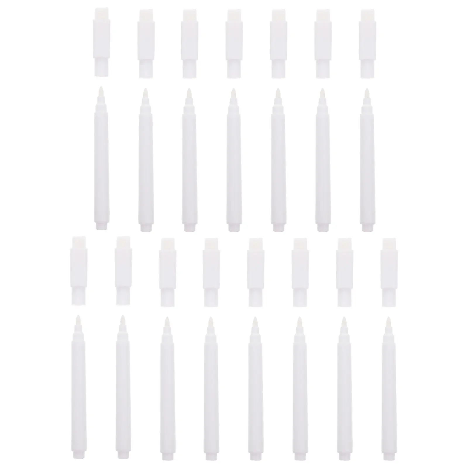 15Pcs 먼지없는 칠판 펜 쓰기 그림 미술 공예 학생을위한 브러시 헤드가있는 지울 수있는 흰색 액체 분필 마커 펜