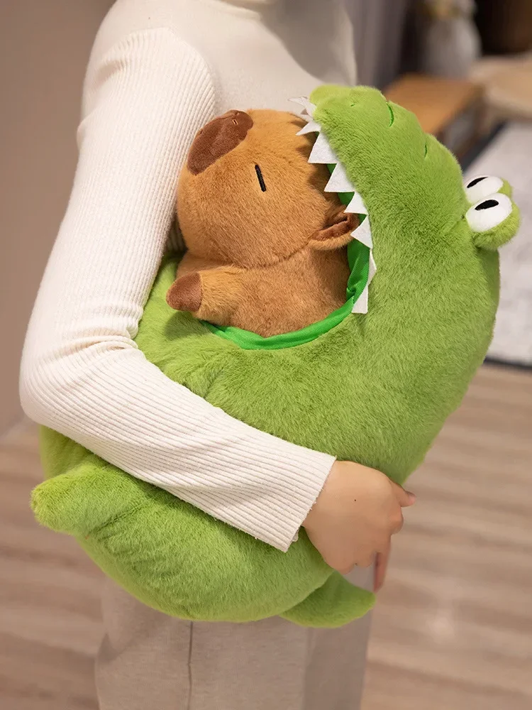 Kawaii Capybara Crocodile Plush (40cm) - Special Edition