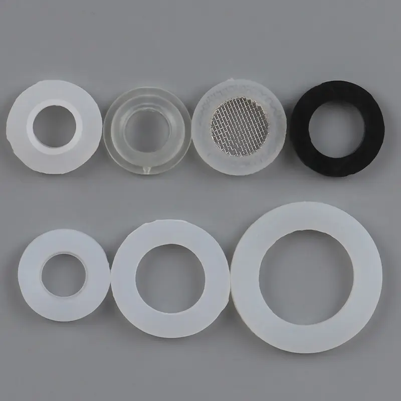 Dual-Tone Rubber and Silicone Flat Gasket Sealing Ring