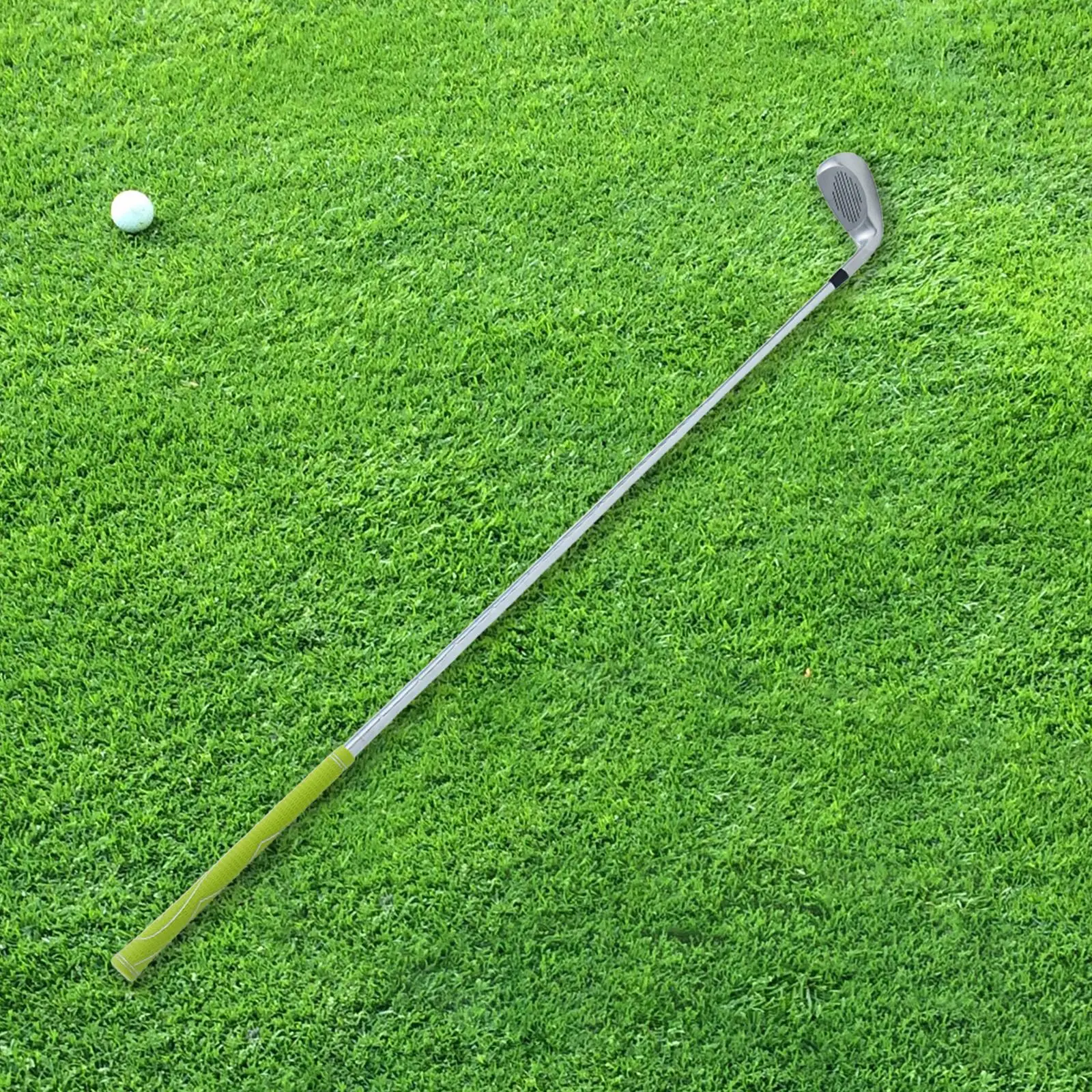 Golf Iron Stainless Steel Strength Nonslip Grip Golf Equipment Practice Rod, 38.58inch for Office Sports Beginners