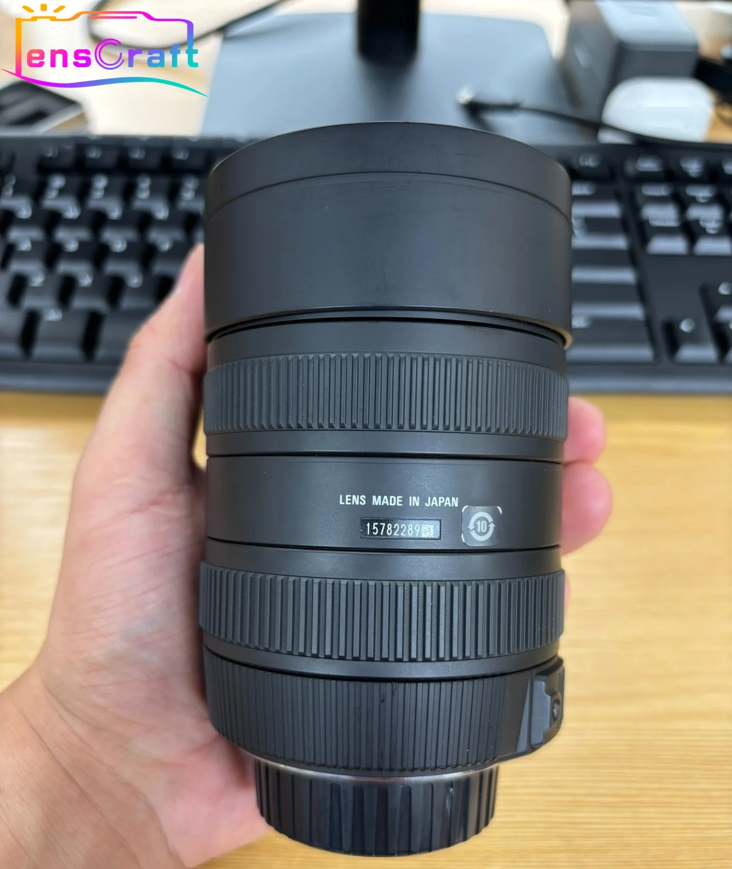 98% 새것 8-16mm f4.5-5.6 dc hsm 카메라 렌즈 시그마용