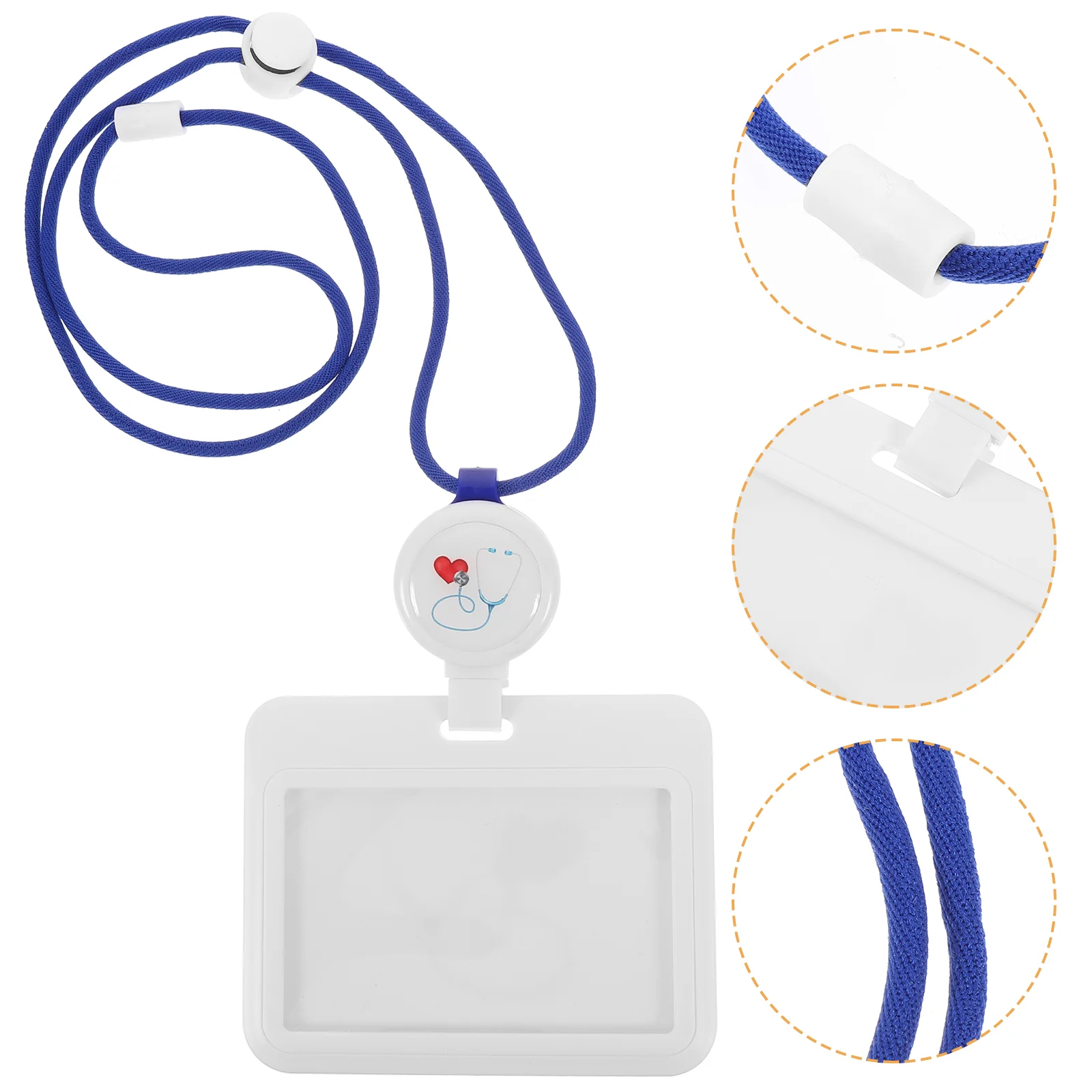 

Hospital Easy-pull Buckle Halter Card Holder Doc M Vertical Section Abs Doctorow