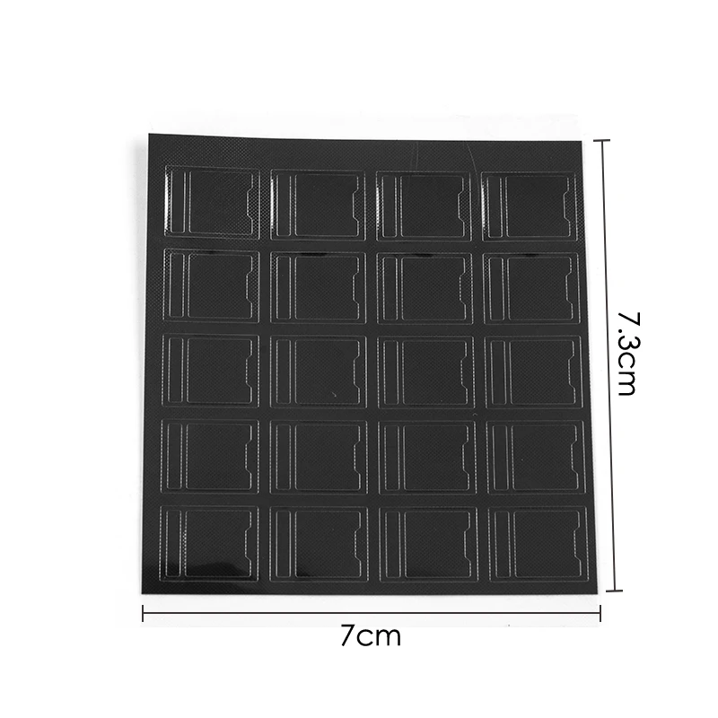 120Pcs/set Black MX Switch Film For Mechanical Keyboard MDI Shaft Repair mechanical keyboard switch film