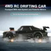 1/16 RC Car AE86 4wd High-Speed RC Drift Cars 2.4G Remote Control Racing Vehicle 18km/h Waiting for Light Spray Toys for Boys 4