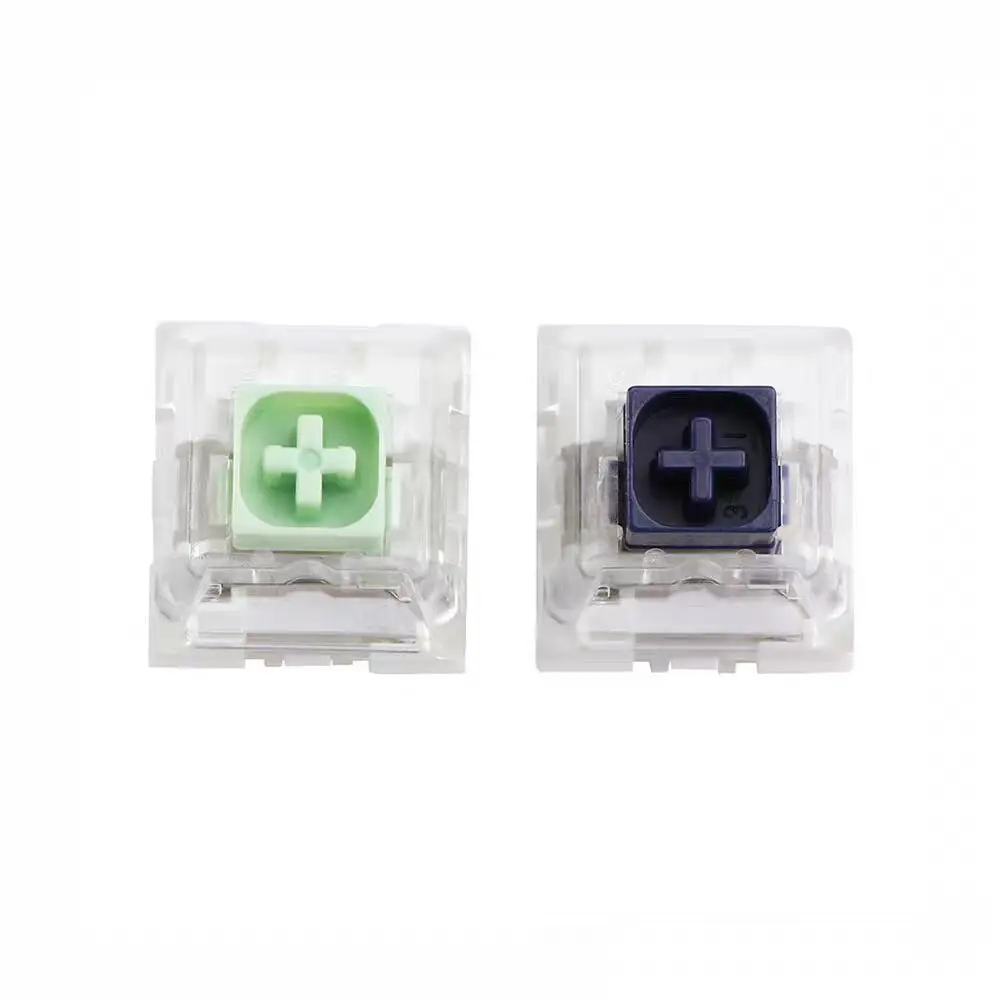 Kailh Box Jade Navy Clicky Mechanical Keyboard Switches - Waterproof, Dustproof, 3-Pin Customizable Gaming Switches