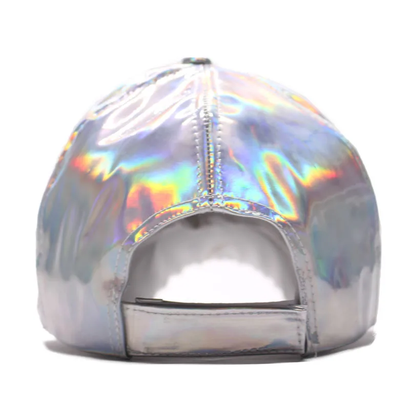 Bunte Baseballkappe aus Lackleder, glänzende Unisex-Entenschnabelmütze im Streetstyle, geeignet für Outdoor-Sportarten und Sonnenschutz – Detail 9