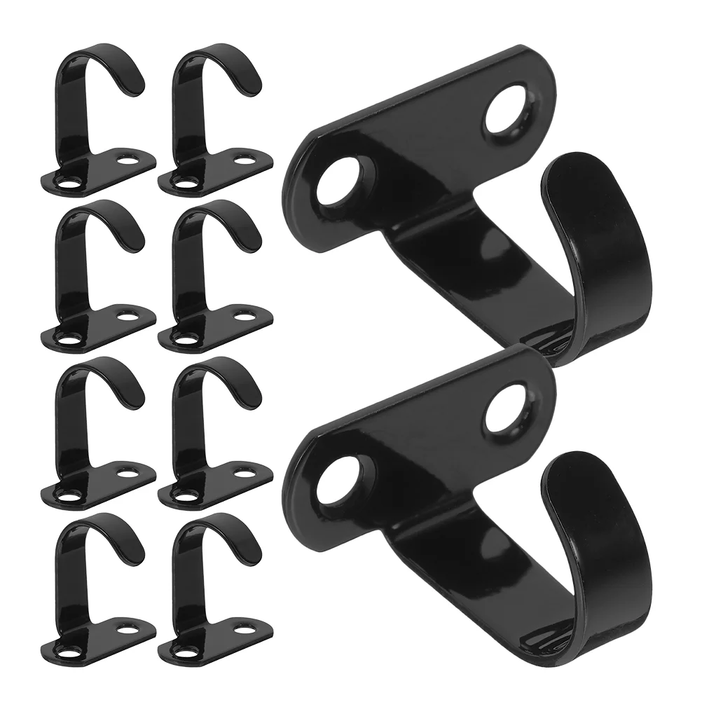 

10 Pcs Cabinet Hooks Utility Hanging up Outdoor Ceiling For Home Iron Mounted Wall