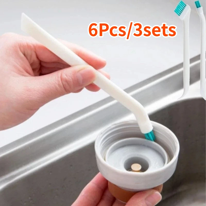 Cleaning Narrow Brush Long Handle Portable Gap Baby Bottle Gap Cleaning Brush Household Kitchen Tool Small