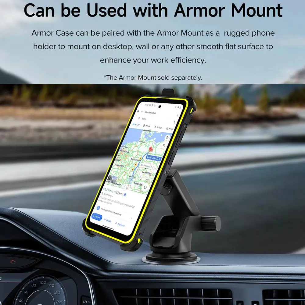 For Ulefone Armor X31 / X31 Pro Back Clip Phone Case with Carabiner TPU + PC Case Protective Cover