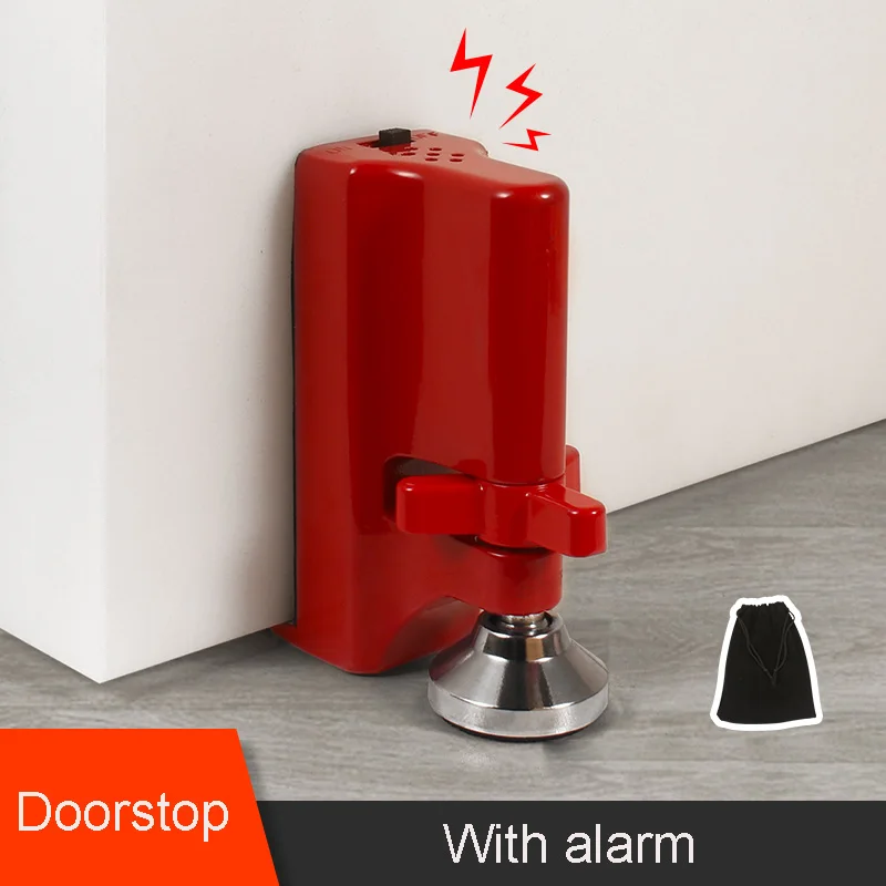Aluminum Ally Portable Anti collision Doorstop With Alarm Anti theft