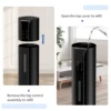 SEJOY Humidifiers for Bedroom Large Room, 9L/2.4Gal Cool Mist Top Fill Humidifier with Essential Oil 360°Nozzle for Baby Office 5