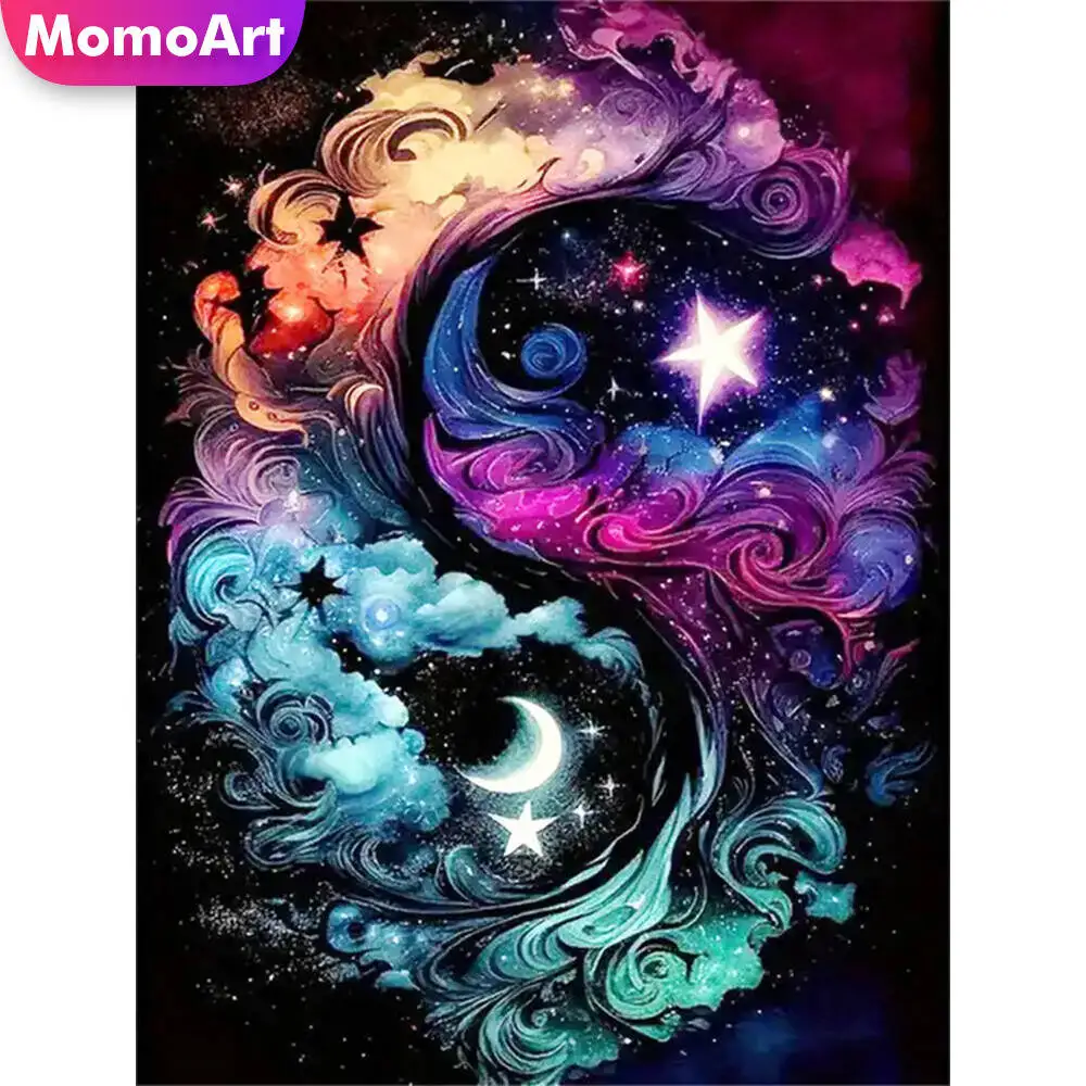 DIY Diamond Painting Moon Landscape 1
