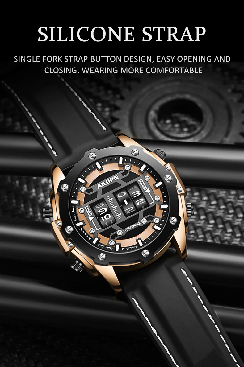 Unique Men Wrist Watches Leather Black Silver Creative Watches For Male Military Sports Clock Unique Design relogio masculino