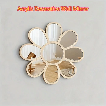 Vintage Boho Floral Mirror 1