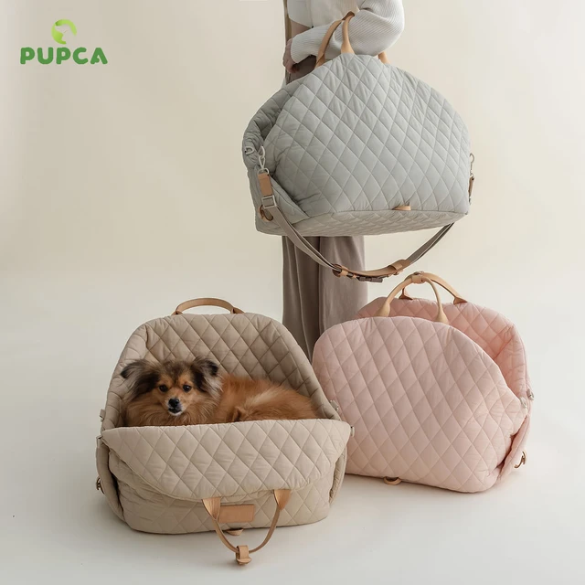 Luxury Pet Carrier Dog Travel Tote Medium - Model Paws