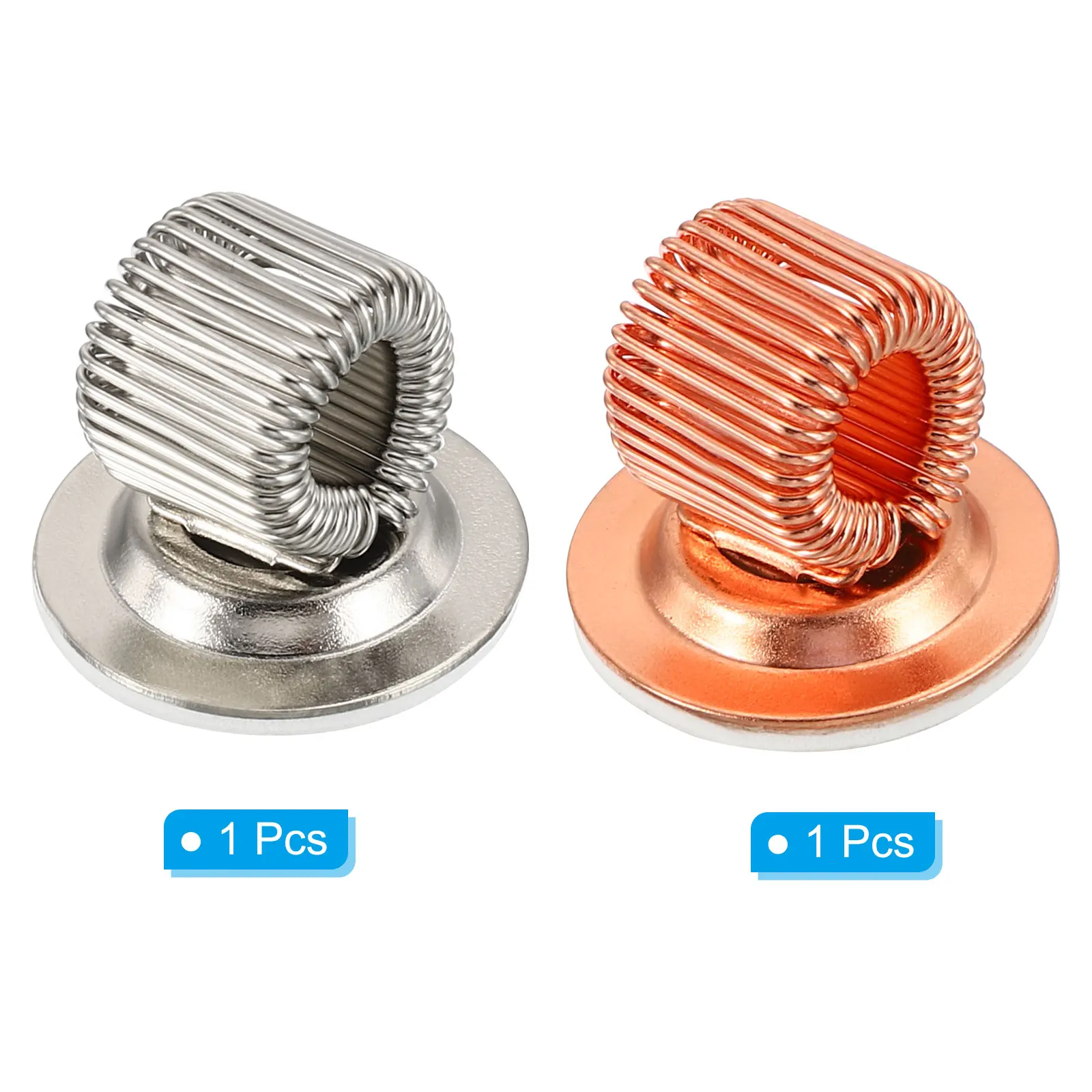 Metal Single Hole Pen Loop Holder Rotatable Self Adhesive Pens Clip Spring Loop Pen Holder Clips 2/3/4Pcs Office Supplies pen holder pen and brush holder pen loop pen clip