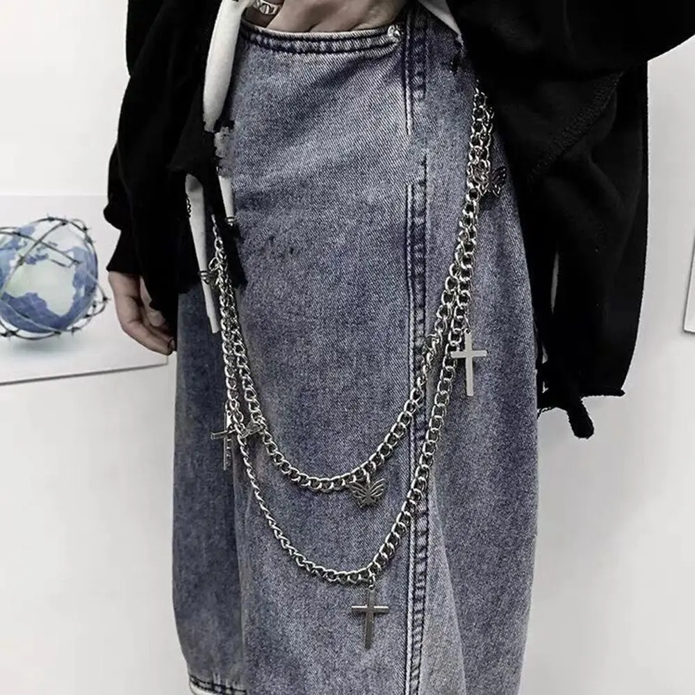 2022 neue Mode Hip Hop Candy Farben Kette Keychain Männer Frauen Niedliche Taille Kette Multicolor Hosen Hosen Kette Punk Schmuck – Detail 7