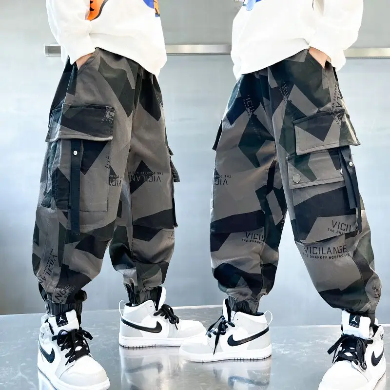 

Casual Pants For Boy Camouflage Pattern Boy Pants Casual Style Boy Pants Kids Spring Autumn Teenage Boys Clothes 8 10 12 14Year
