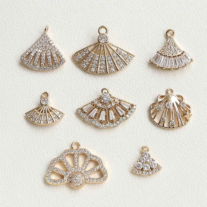 Colgante Retro de colección de circonio con incrustaciones de 1 piezas, joyería a mano, pendientes, collar, pulsera, dijes| | - AliExpress