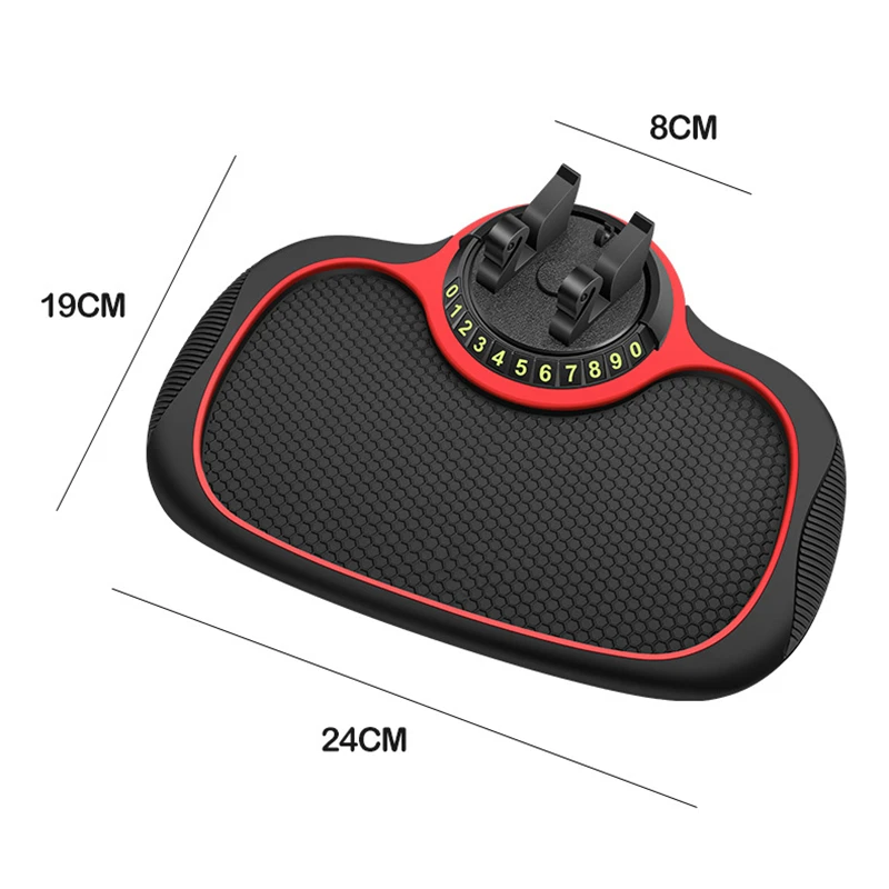 Car Non Slip Mat Multi-Functional Anti-Slip Phone Holder Silicone