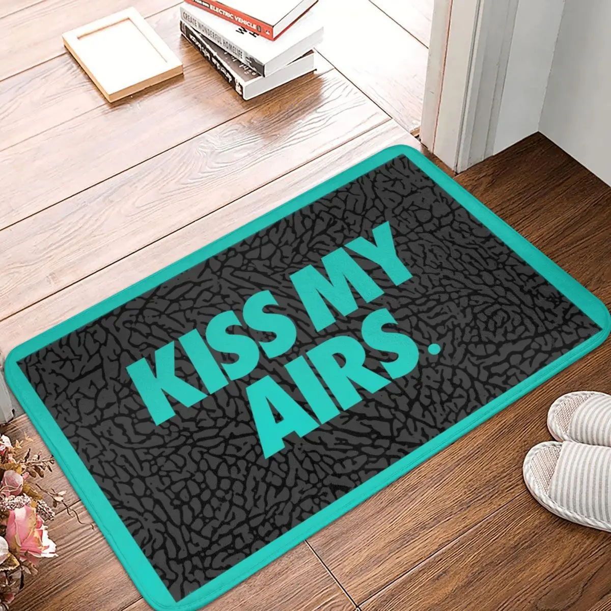 Floor Mat Door Mat Carpet Mat Kiss My Airs Door Mat Bathroom Carpet Entrance Balcony Mat Decoration Carpet Teen Room Decoration Corridor Living Room