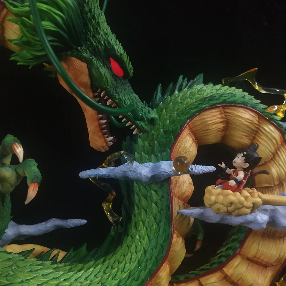 YoYo Studio Dragon Ball Z Shenron & Kid Goku 53cm Resin Statue Anime