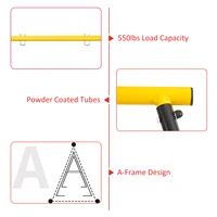 Porch Swing Frame, 550lbs Weight Capacity Swing Stand, Heavy Duty A-Frame Swing, Swing Stand Frame Porch Swing 2