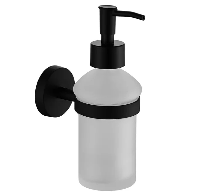 ขวดสบู่แบบกดติดผนังสำหรับโรงแรมกล่องสบู่ดำเครื่องจ่ายสบู่เหลวแก้วขนาด250มล. 2