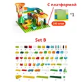 Set B with plate