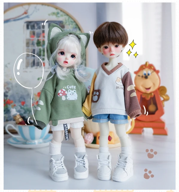 Vestiti Per Bambole BJD OB11 E Body9 | Maglione Multicolor Per Doll 1/12 Scala - Foto 2