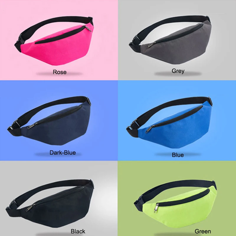 Waist Bag Women's Belt Bag Travel Men Bum Bags Waterproof Female Purse Ladies Belly Pouch for Phone Coins waist pack