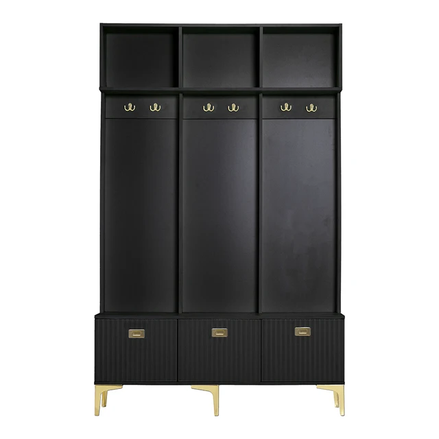 KOMHTOM Bench Wardrobe set open storage