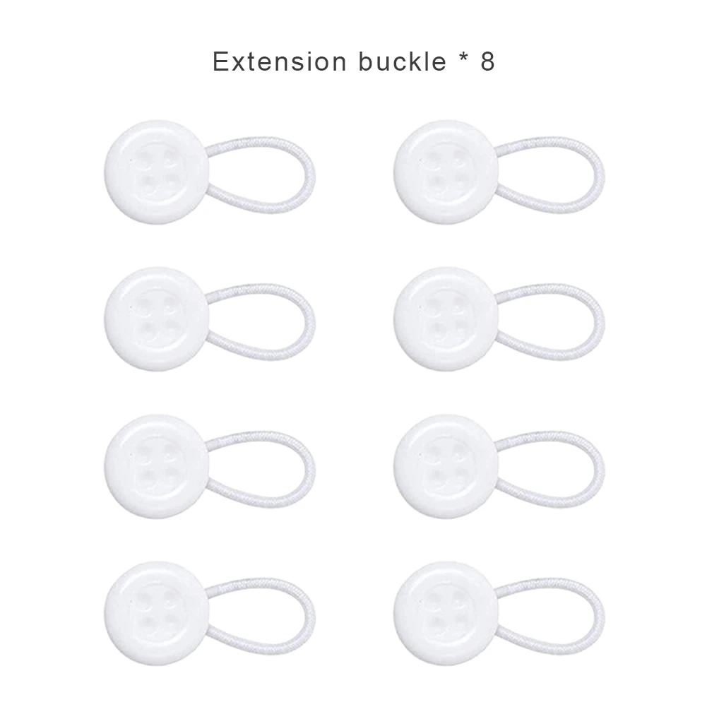Relief Tight Collars No Sewing Required Jean Button Extender Flexible Button Waist Extenders for Expansion of Men Dress Shirts 6
