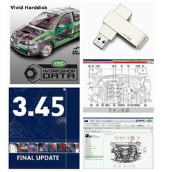 Newest version Auto data 3.45 and vivid workshop 10.2 Auto Repair Software + install video guide+ remote install help