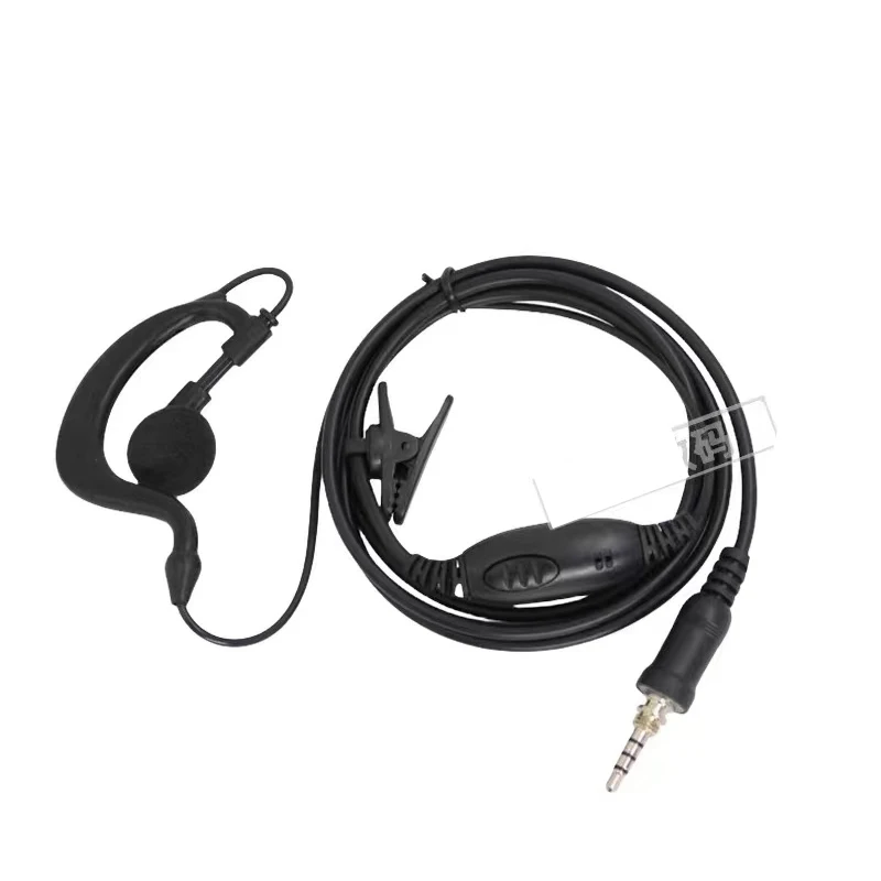 

2024 New Vertex G Shape Earpiece Headset with PPT Mic 3.5mm threaded plug for Yaesu Vertex Radio VX-6R vx7R VX-6E Walkie Talkie