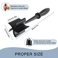 Термостойкая мясорубка для гамбургеров, мяса, измельченная говядина, измельчитель с антипригарным покрытием, кухонные гаджеты, аксессуары, инструменты — изображение 5