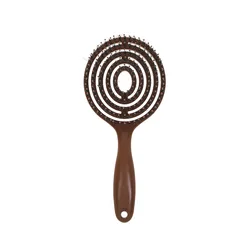 Boar Bristle Scalp Massage Detangling Hairbrush (Comb)