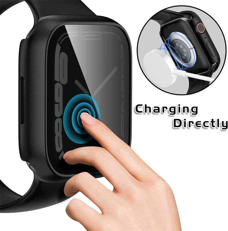 Enhanced Privacy Anti-Spy Hard Bumper Case for Apple Watch - Full Cover Protection