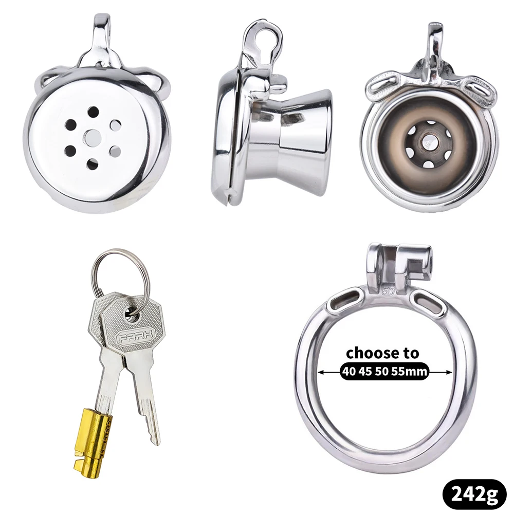 Penis Chastity Cage Cock Lock Penis Rings Bdsm Adult Sex Toys For Man