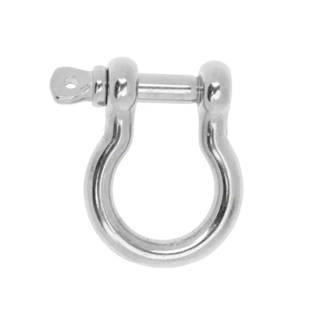 

3 Pin Anchor Shackle Stainless Steel Heavy Duty Rigging Bow Shackles for Chains Wirerope Lifting Outdoor Camping