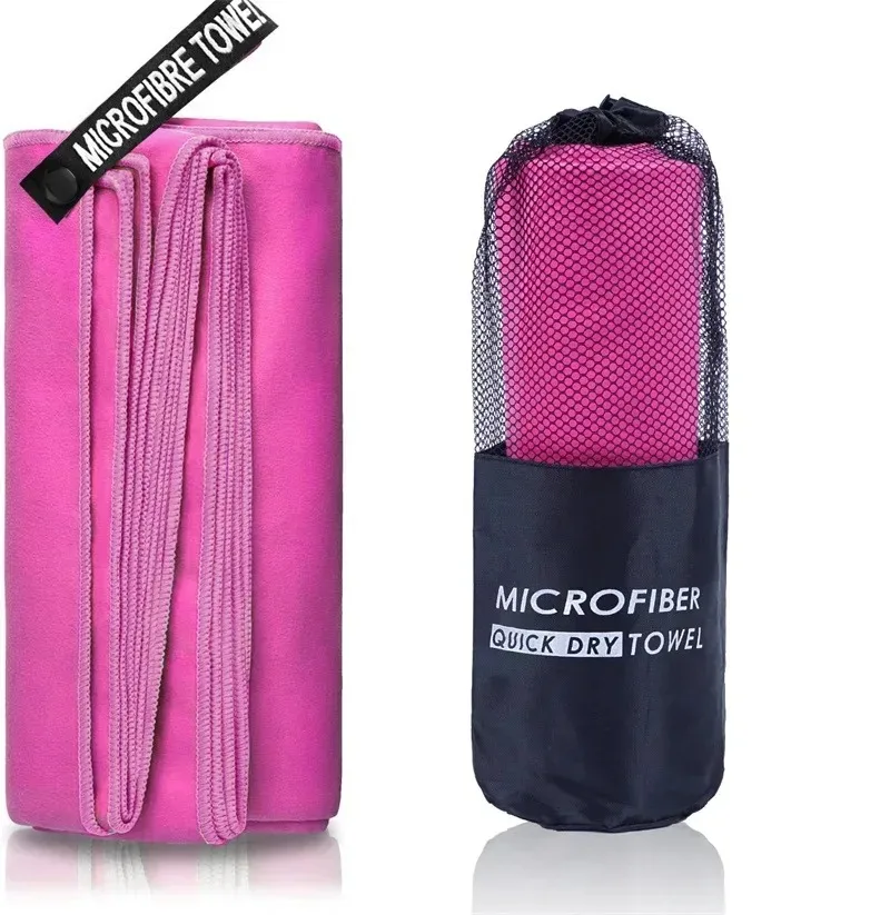Ultra Compact & Lightweight Microfiber Towel - Quick Dry & Super Absorbent for Travel, Gym, and Camping