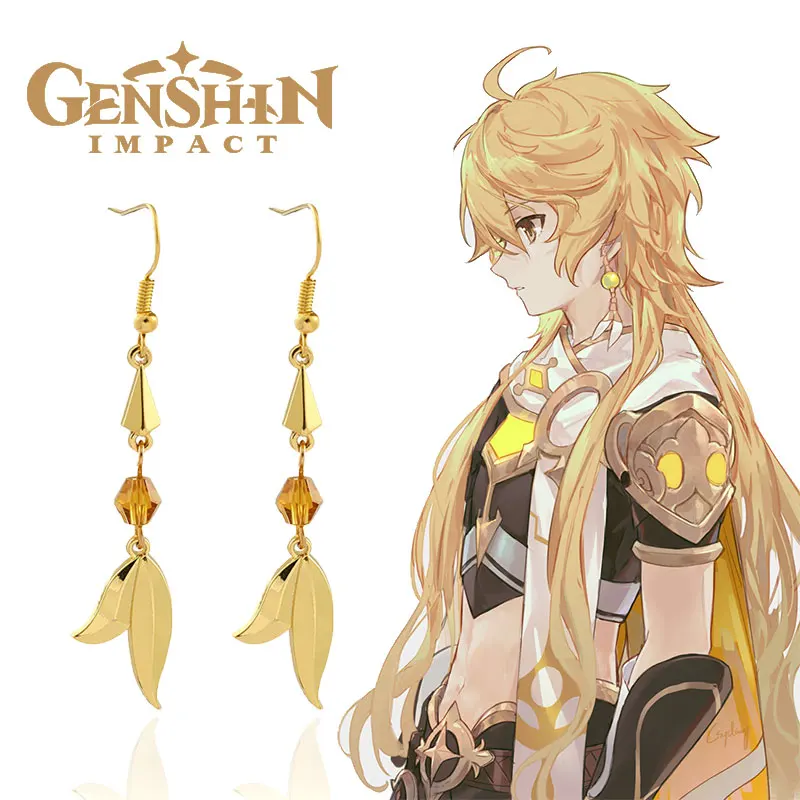 Genshin Impact Earring Aether Fanart Inspired Cosplay Character 