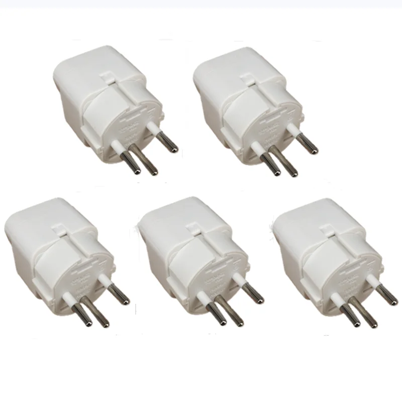 5PCS Israel Israeli Plug Converter Travel Adapter Universal Outlet