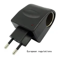 Universal AC 220V To DC 12V EU US Plug Converter Car Charger Adapter Wall Socket Splitter Charger
