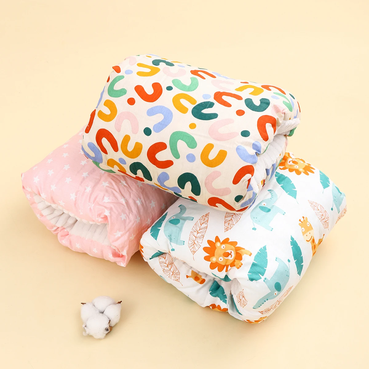 Cross-border cotton velvet thickened, soft and comfortable baby nursing pillow arm baby pillow feeding artifact Comfort pillows